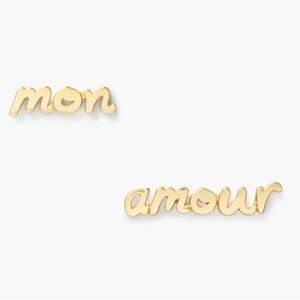Kate Spade True Love Mon Amour Studs